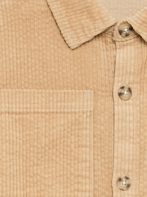 Corduroy Shacket - Kiabi Corduroy Shacket - Kiabi