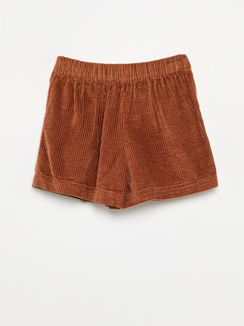 Corduroy Skort Brown - Kiabi