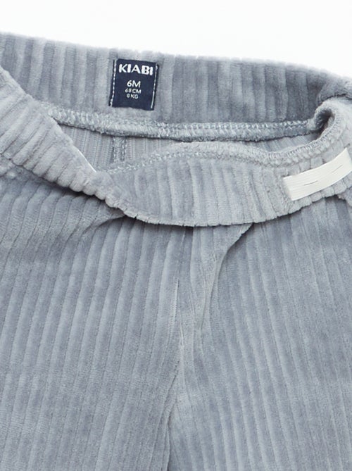 Corduroy Sweatshirt and Pants Set - Kiabi