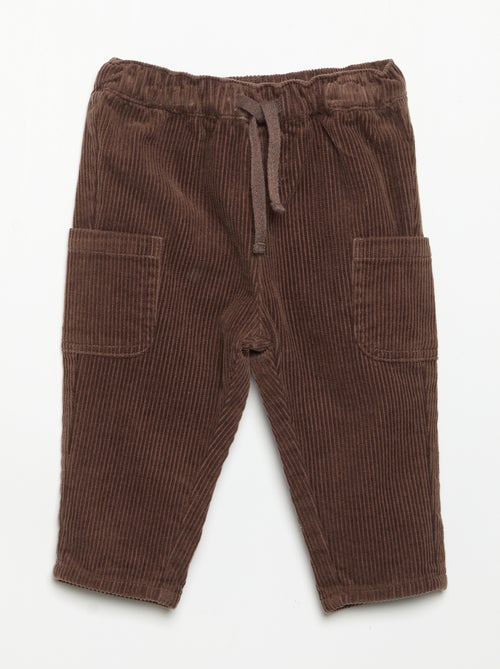 Corduroy trousers - Kiabi
