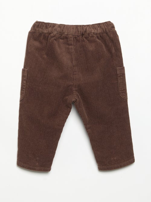 Corduroy trousers - Kiabi