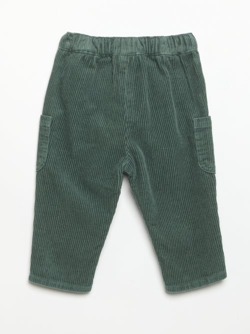 Corduroy trousers - Kiabi