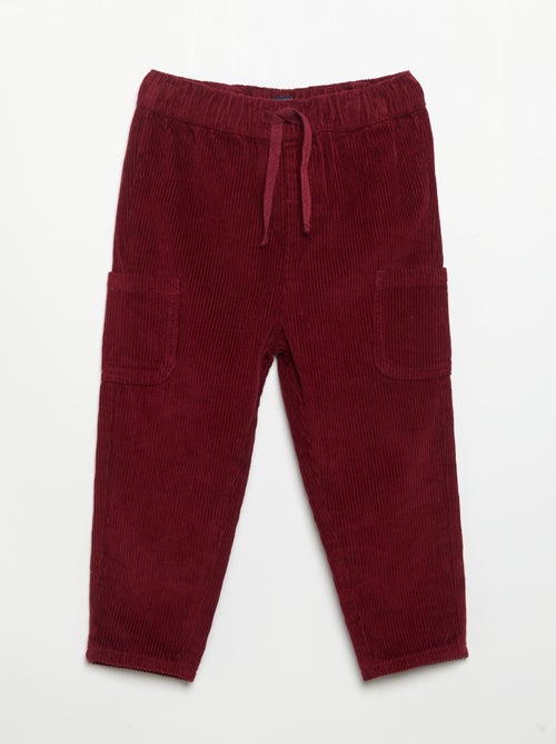 Corduroy trousers - Kiabi Corduroy trousers - Kiabi
