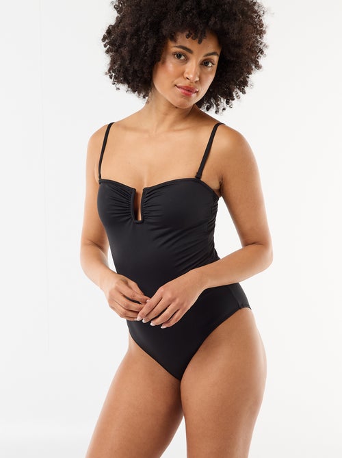 Costume da bagno intero con scollo quadrato - Kiabi