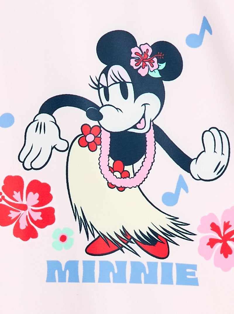 Costume da bagno intero stampato 'Minnie' 'Disney' Rosa - Kiabi