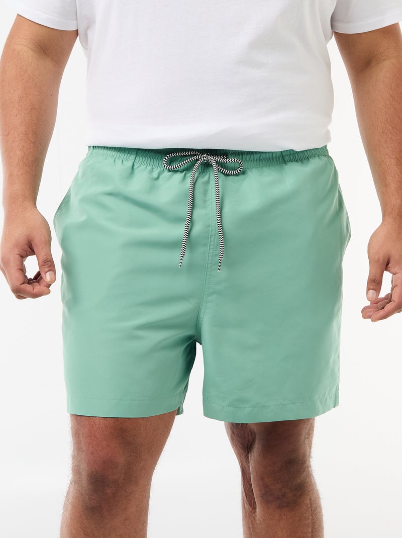 Costume da bagno tinta unita Verde - Kiabi