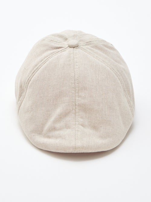 Cotton and Linen Newsboy Cap - Kiabi