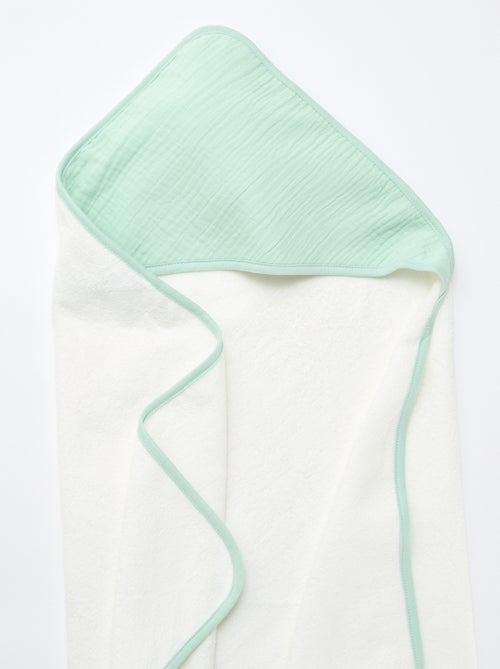 Cotton Baby Bath Cape 62 x 104 cm - Kiabi