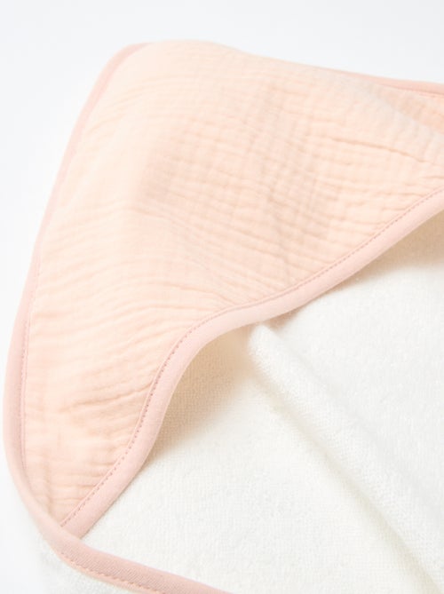 Cotton Baby Bath Cape 62 x 104 cm - Kiabi