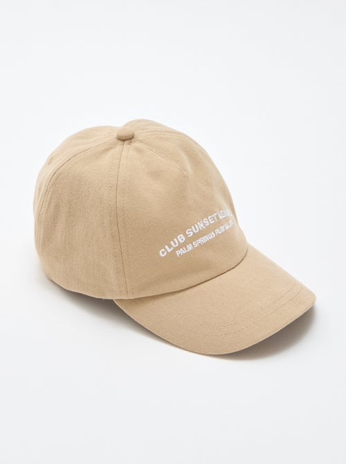 Cotton baseball cap - Kiabi