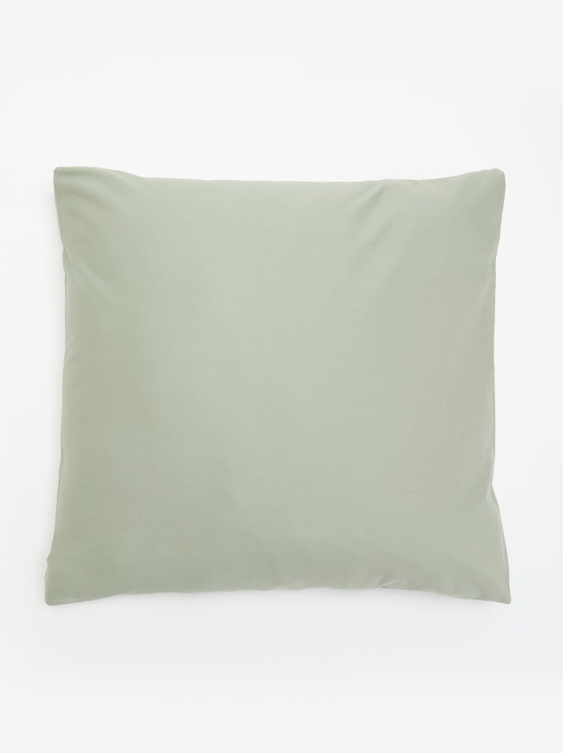 Cotton Duvet Cover Set 140 x 200 cm Green - Kiabi