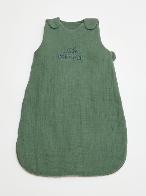 Cotton Gauze Sleeping Bag with Detachable Sleeves TOG 2.5 - Kiabi