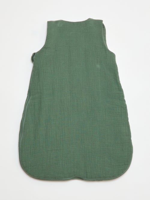 Cotton Gauze Sleeping Bag with Detachable Sleeves TOG 2.5 - Kiabi