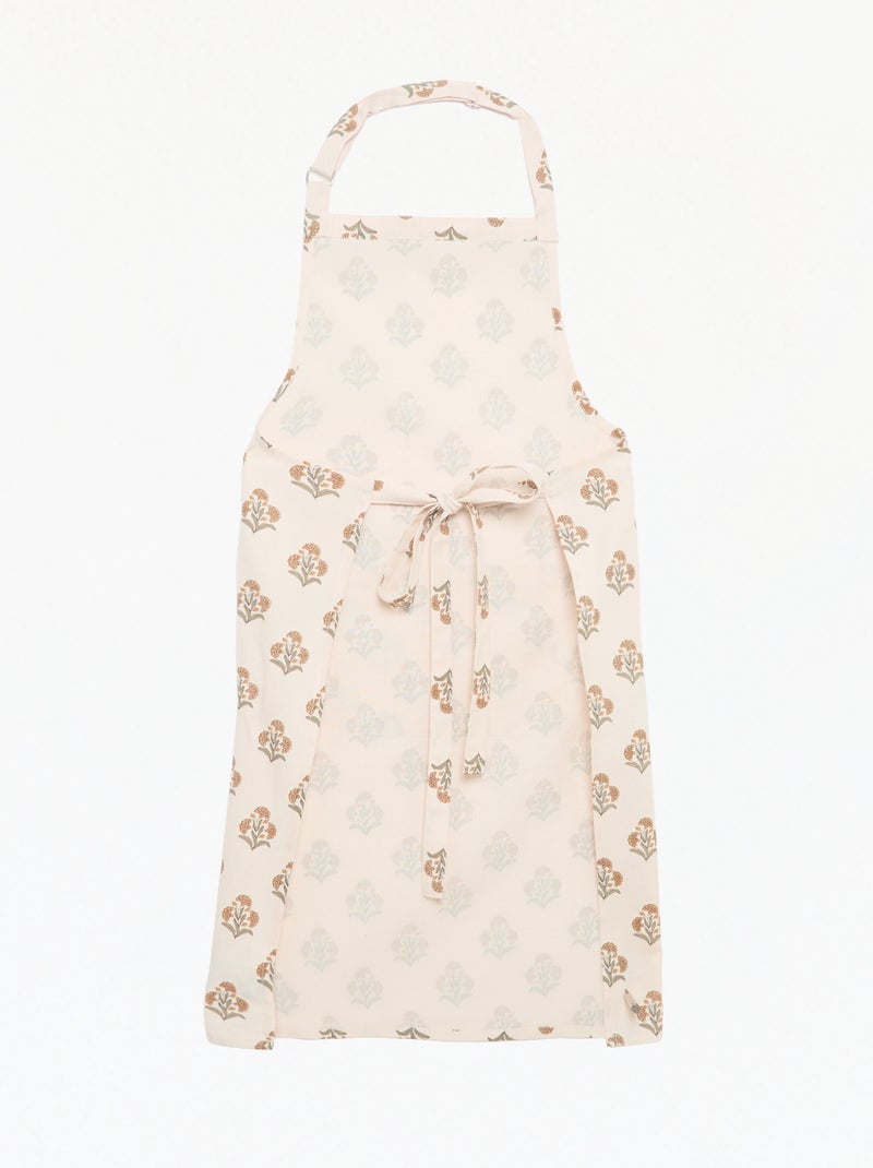 Cotton Kitchen Apron Green - Kiabi