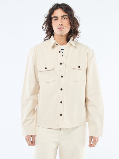 Cotton Overshirt - Kiabi Cotton Overshirt - Kiabi