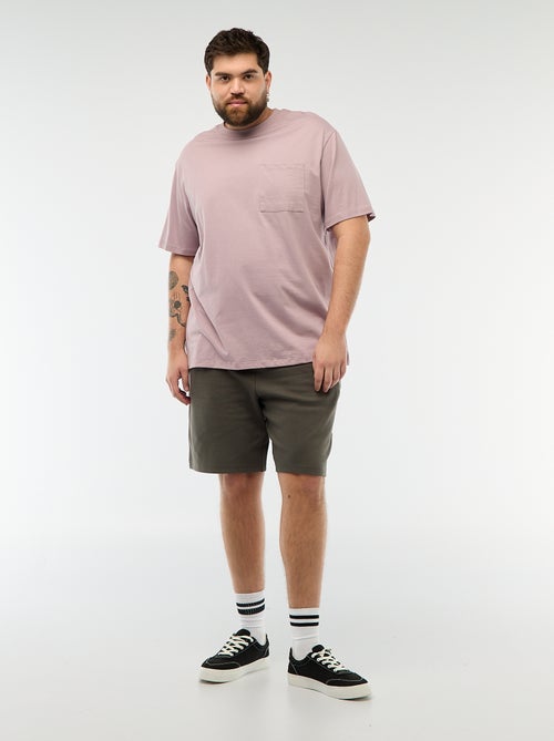 Cotton Piqué Bermuda Shorts - Kiabi