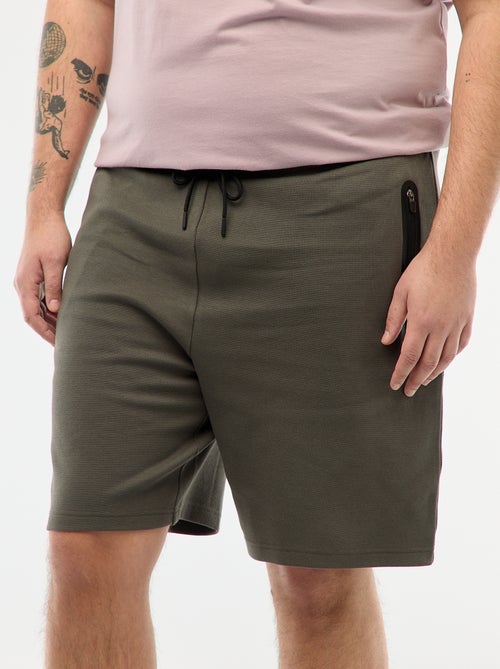 Cotton Piqué Bermuda Shorts - Kiabi