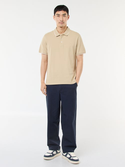 Cotton piqué polo shirt - Kiabi