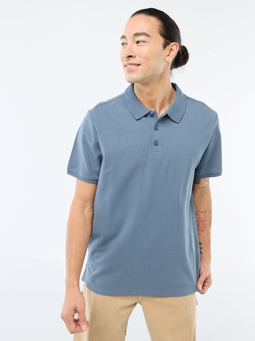 Cotton piqué polo shirt - Kiabi