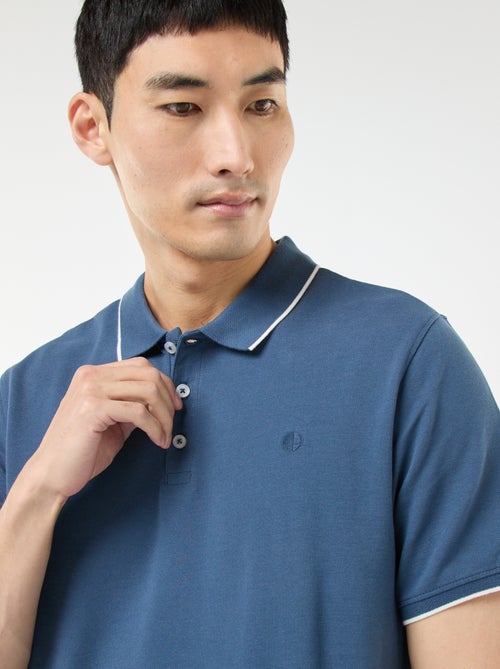 Cotton piqué polo shirt - Kiabi