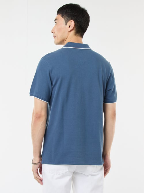 Cotton piqué polo shirt - Kiabi