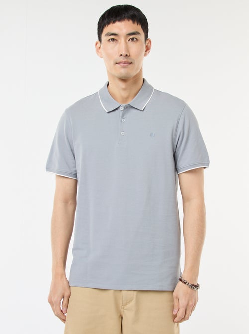 Cotton piqué polo shirt - Kiabi