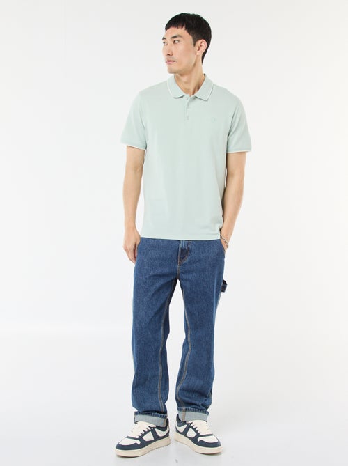 Cotton piqué polo shirt - Kiabi