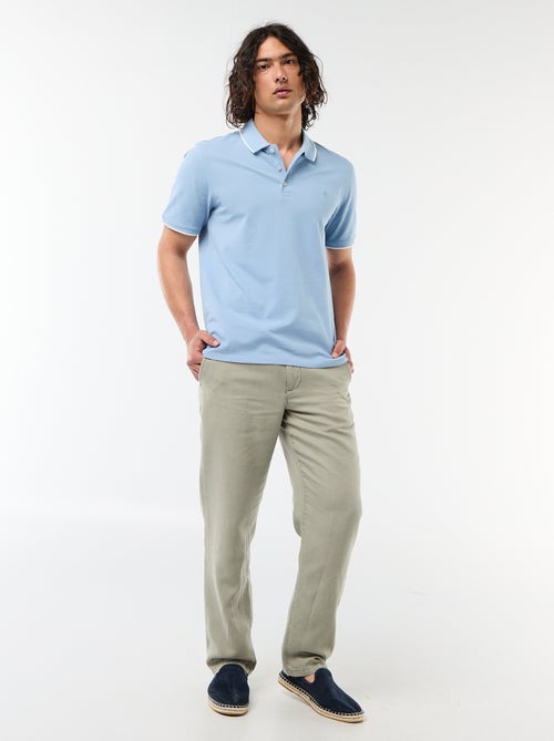 Cotton piqué polo shirt - Kiabi Cotton piqué polo shirt - Kiabi