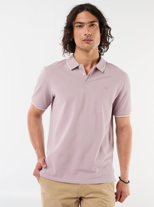 Cotton piqué polo shirt - Kiabi
