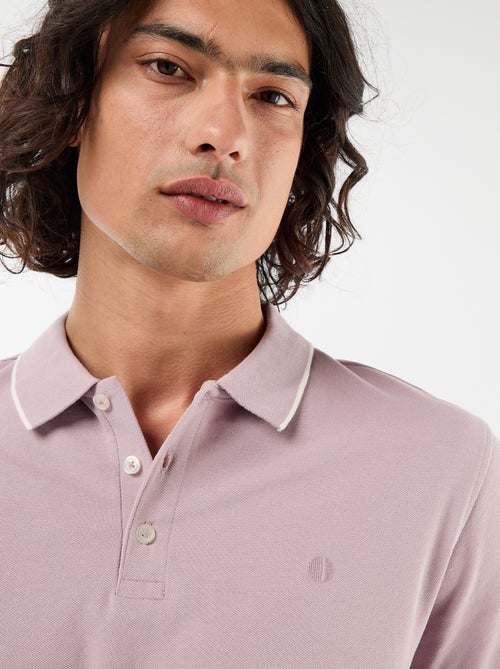 Cotton piqué polo shirt - Kiabi