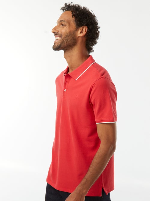 Cotton Piqué Polo Shirt - Kiabi