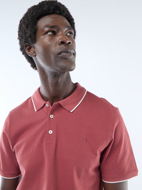 Cotton piqué polo shirt - Kiabi