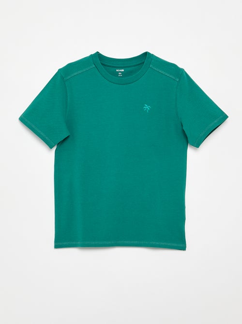 Cotton piqué t-shirt and shorts set - Kiabi