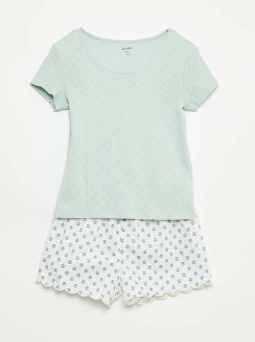 Cotton Pyjama Set - Kiabi
