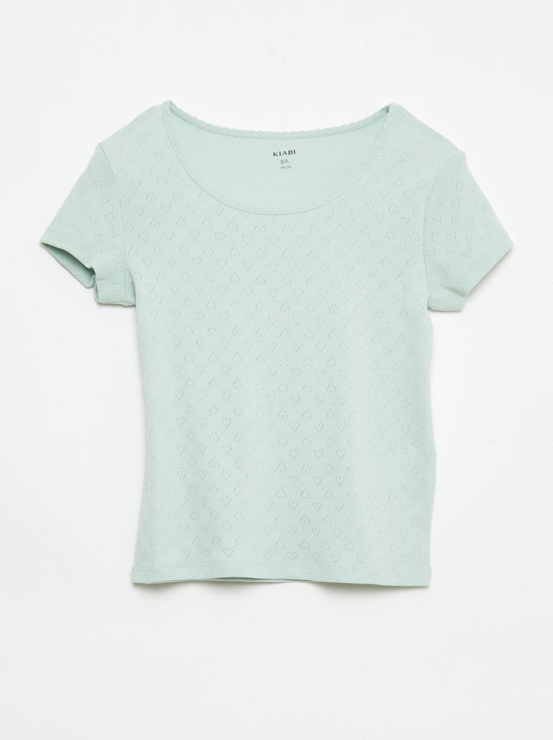 Cotton Pyjama Set Green - Kiabi