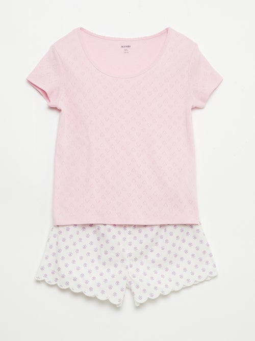 Cotton Pyjama Set - Kiabi