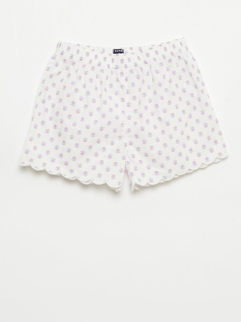 Cotton Pyjama Set Pink - Kiabi