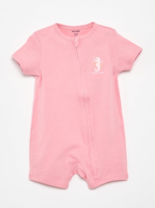 Cotton Sleepsuit - Kiabi