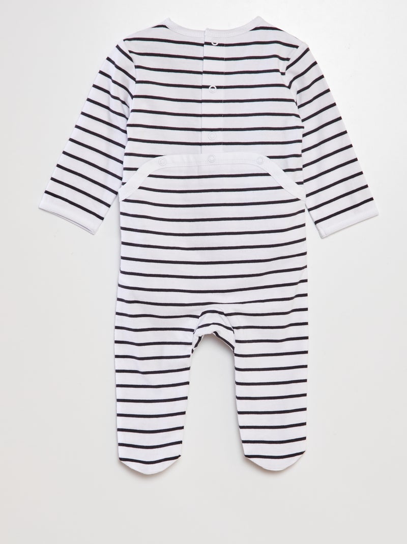 Cotton Sleepsuit WHITE - Kiabi