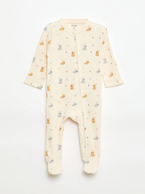 Cotton Sleepsuit - Kiabi