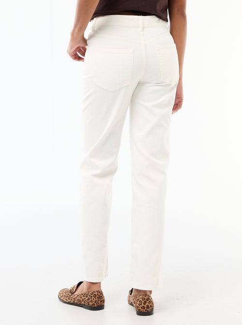 Cotton Straight Denim Jeans - Kiabi Cotton Straight Denim Jeans - Kiabi