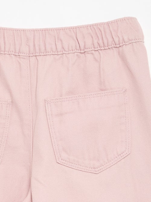 Cotton trousers - comfortable fit - Kiabi