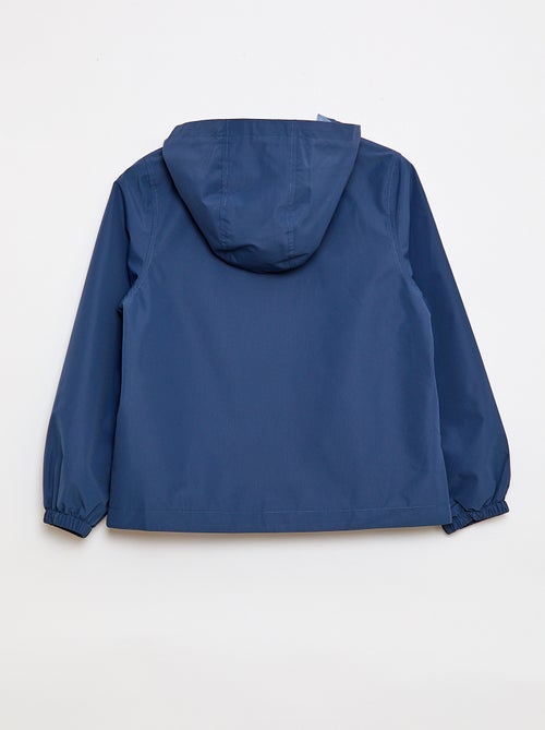 Coupe-vent uni à capuche - Collection facile à enfiler - Kiabi