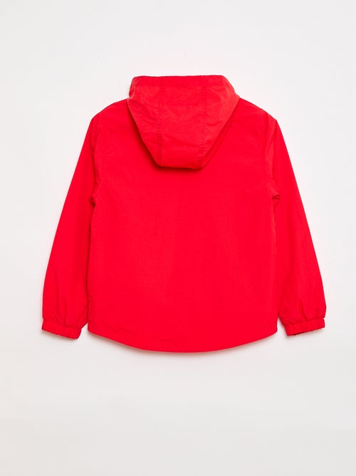 Coupe-vent uni pliable dans sa capuche - Kiabi