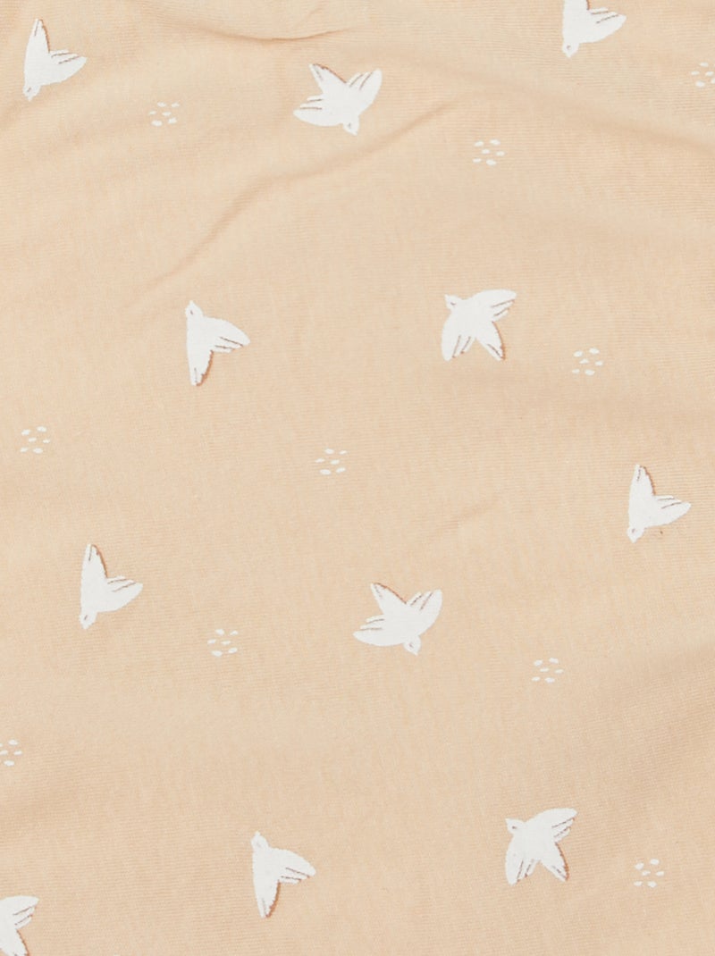 Couverture avec imprimé Marron - Kiabi