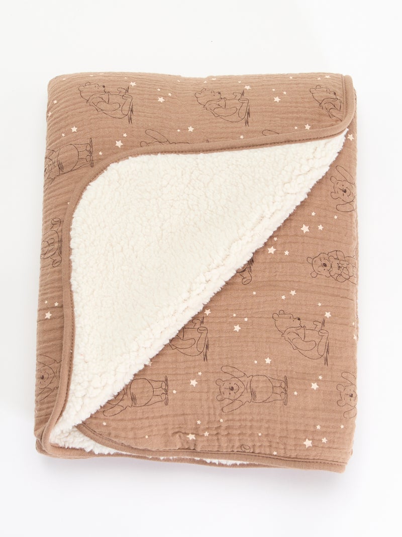Couverture 'Disney' 'Winnie' Beige - Kiabi