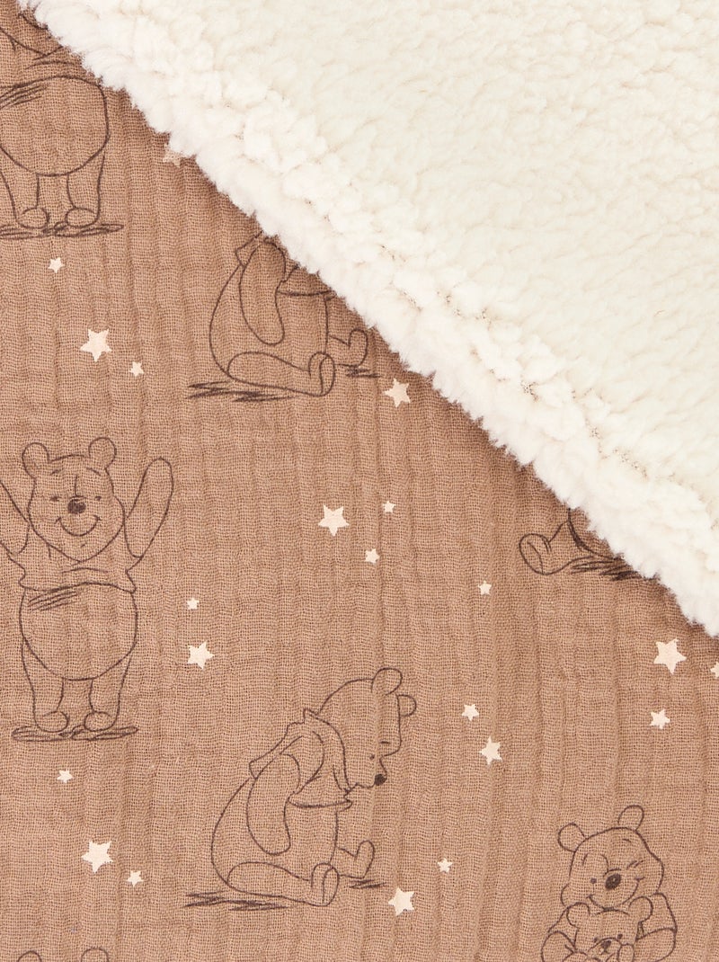 Couverture 'Disney' 'Winnie' Beige - Kiabi