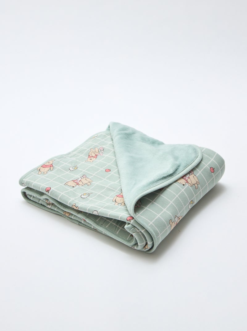 Couverture en polaire 'Winnie' Vert - Kiabi