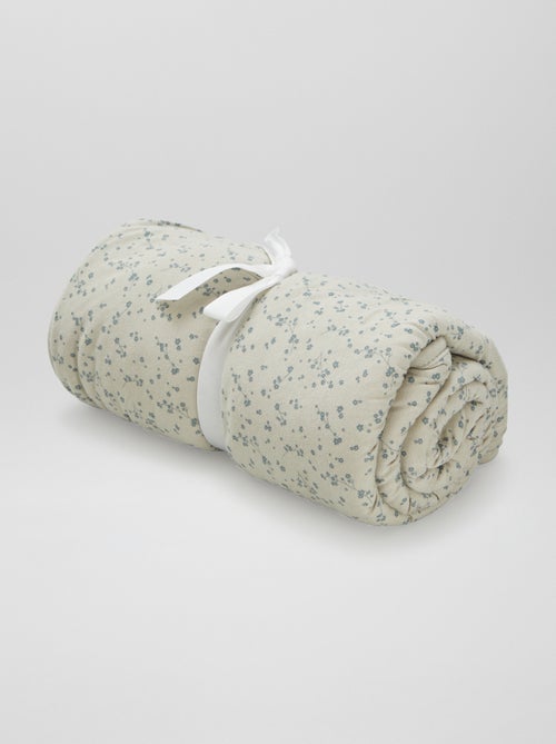 Couverture imprimé avec intérieur polaire - Kiabi