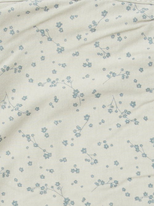 Couverture imprimé avec intérieur polaire - Kiabi